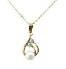 Load image into Gallery viewer, 9ct. Gold Pearl Pendant
