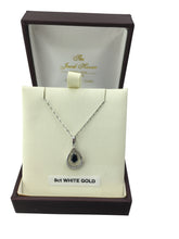 Load image into Gallery viewer, 9ct. White Gold Sapphire Pendant

