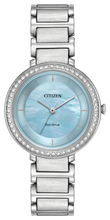 Load image into Gallery viewer, Citizen Silhouette Crystal Eco-Drive Ladies Stainless Steel Watch

