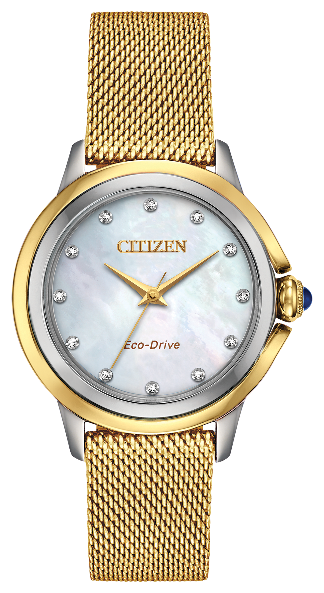Citizen Ceci Diamond Ladies Gold Tone Eco-Drive Watch