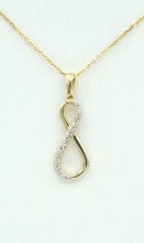 Load image into Gallery viewer, 9ct Gold Infinity Pendant
