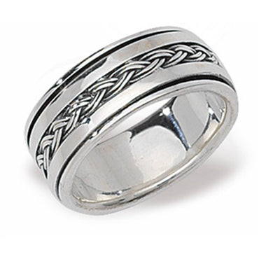Gents Silver Spinning Ring