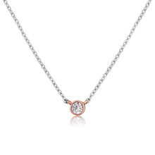 Load image into Gallery viewer, Waterford Jewellery rose gold and silver pendant
