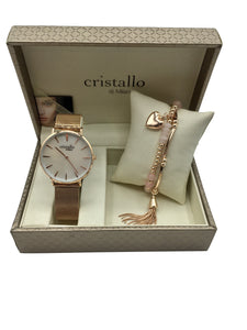 Cristallo di Milano Watch and Bracelet Set