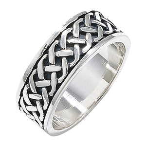Sterling Silver Gents Celtic Ring